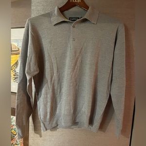 Great condition grey 100% wool sweater.